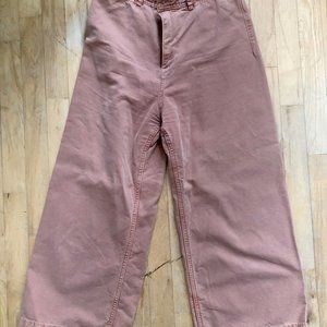 Cropped Wide-Leg Pants